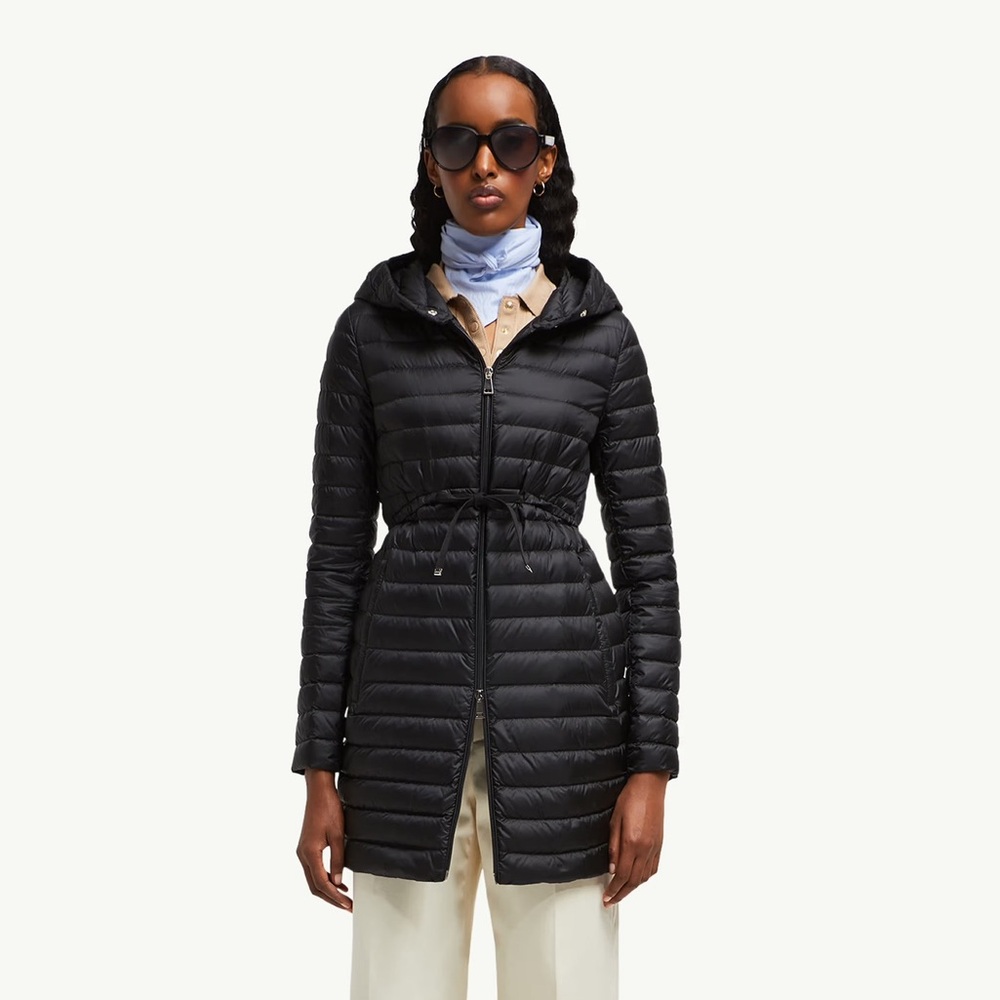Moncler Black Long Down Jacket